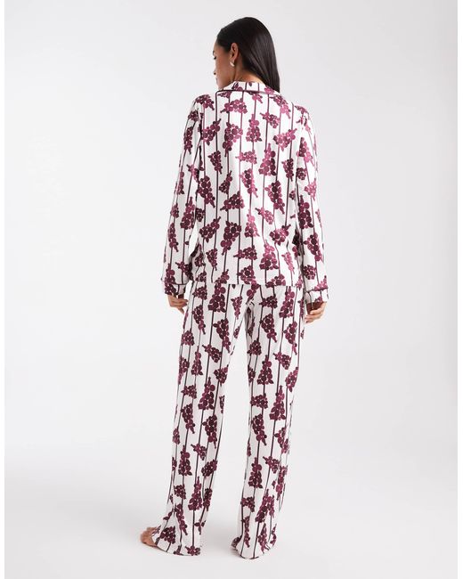 Threadbare Red – langärmliger pyjama