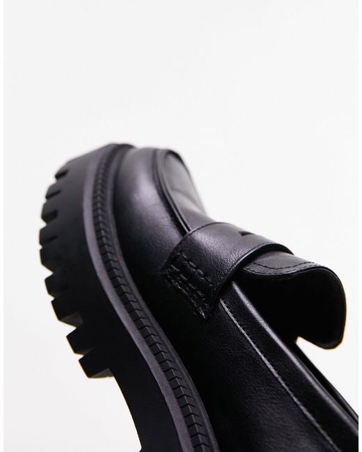 TOPSHOP Blue Chapman Chunky Loafer