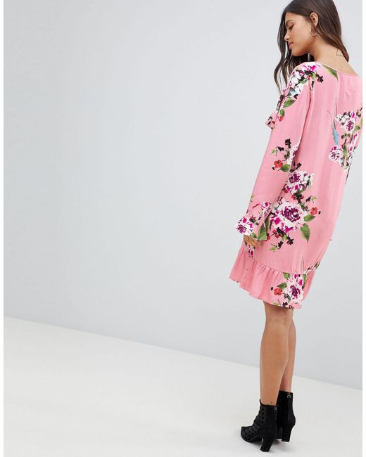 vila floral midi dress