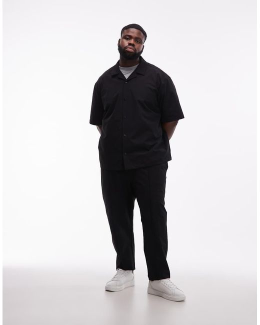 ASOS Blue Motionmax Four Way Stretch Co-Ord Tapered Trouser for men