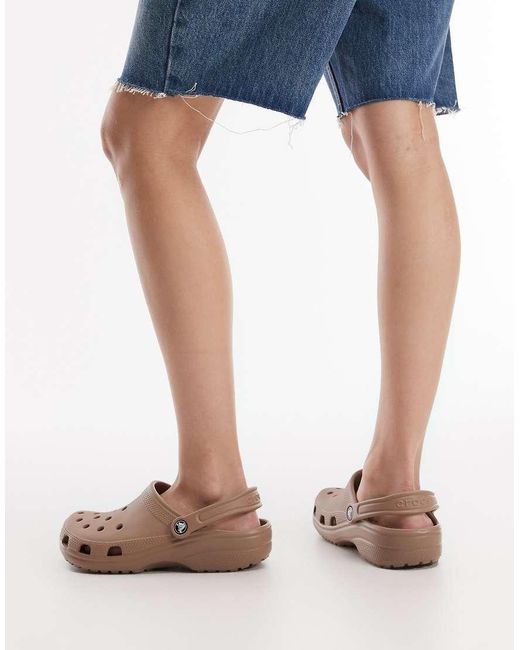 CROCSTM Brown Unisex Classic Clogs