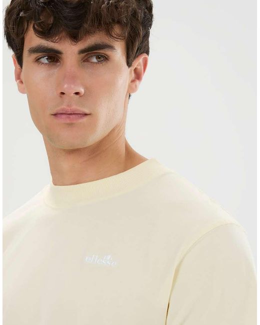 Ellesse White Acciano T-Shirt for men