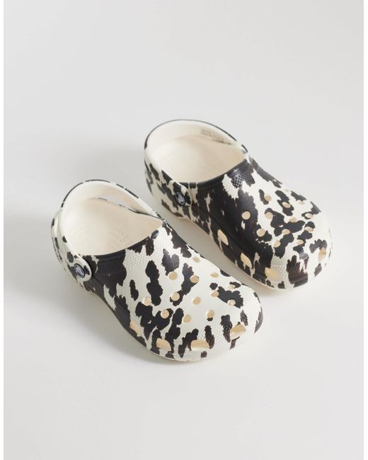 CROCSTM Brown Classic Animal Clogs