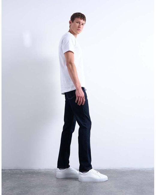 Topman Blue Stretch Slim Jean for men