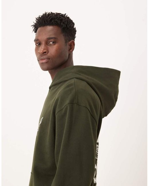 ASOS Gray Hoodie With Souvenir Van Back Print for men