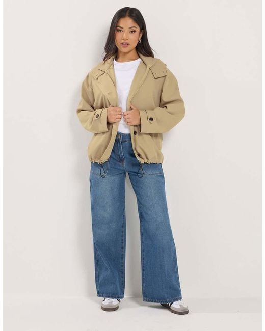 PixieGirl Blue Petite Drawcord Jacket