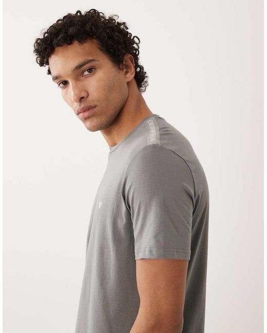 Emporio Armani Gray Bodywear Logo T-shirt for men
