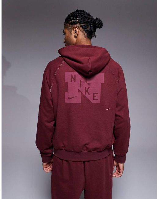 nike heritage velour hoodie