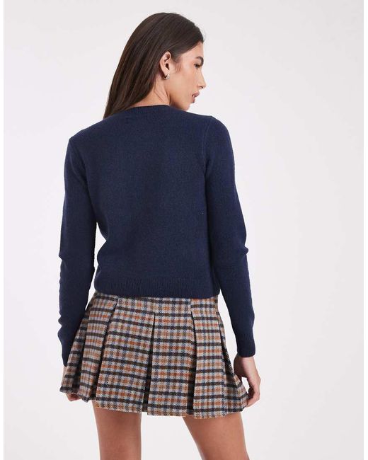 Hollister Blue Bow Detail Cardigan