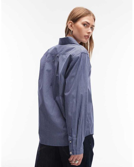 Carhartt Blue Groff Long Sleeve Shirt