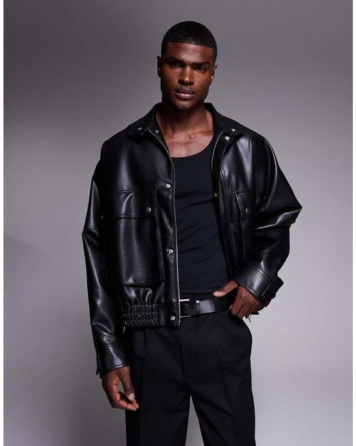Giacca di ASOS in Black da Uomo