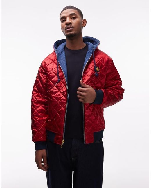 Carhartt Red Og Active 50th Anniversary Edition Reversible Jacket for men