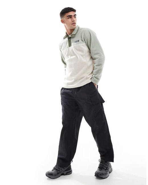 Columbia Gray Steens Mountain Half Snap Ii Outer Layer Polyfleece for men