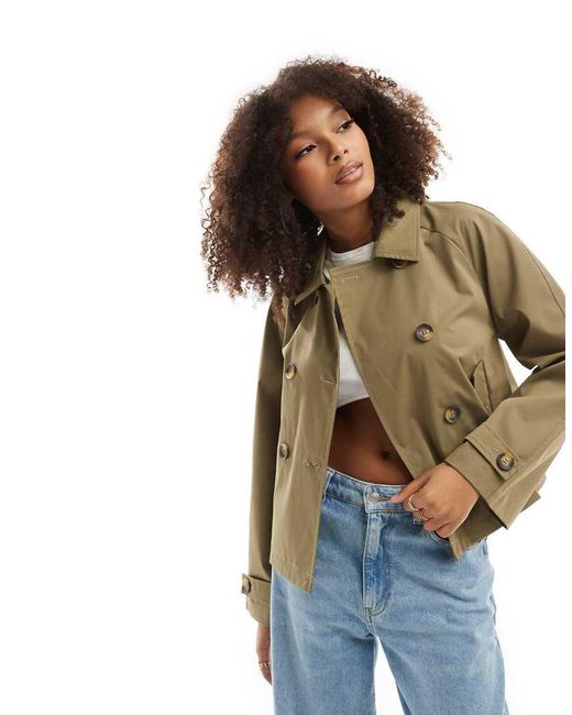 ONLY Korte Trenchcoat in het Blue