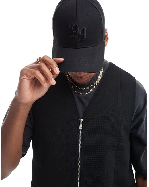 Casquette ASOS pour homme en coloris Black