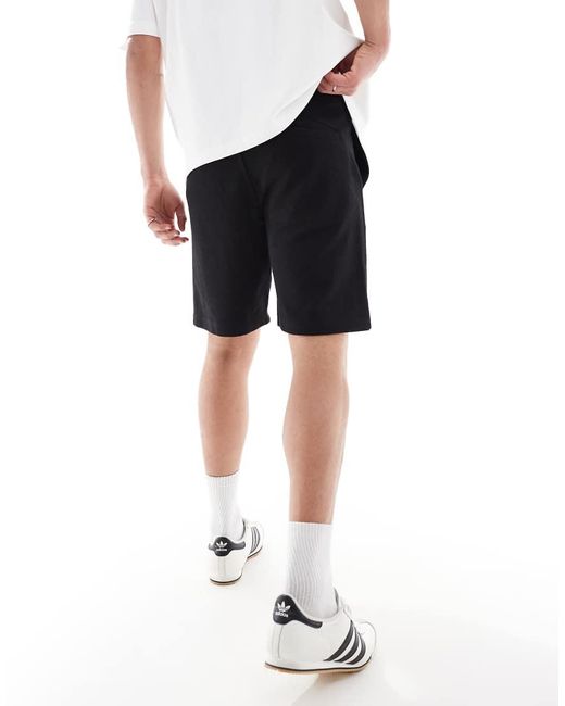 Pull&Bear White Stwd Jersey Shorts for men