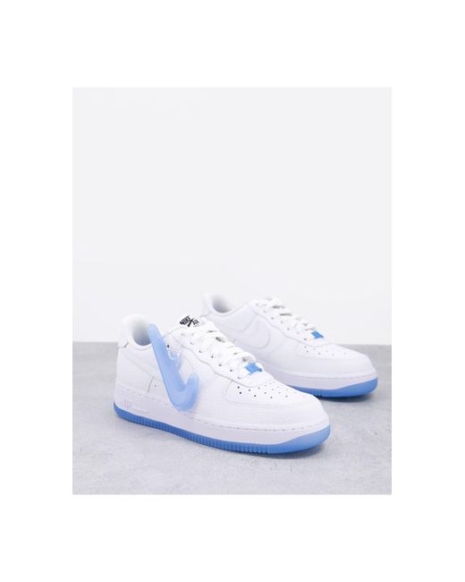 Air force 1 lx - sneakers bianche e blu dal colore mutevoleNike in Gomma di  colore Bianco | Lyst