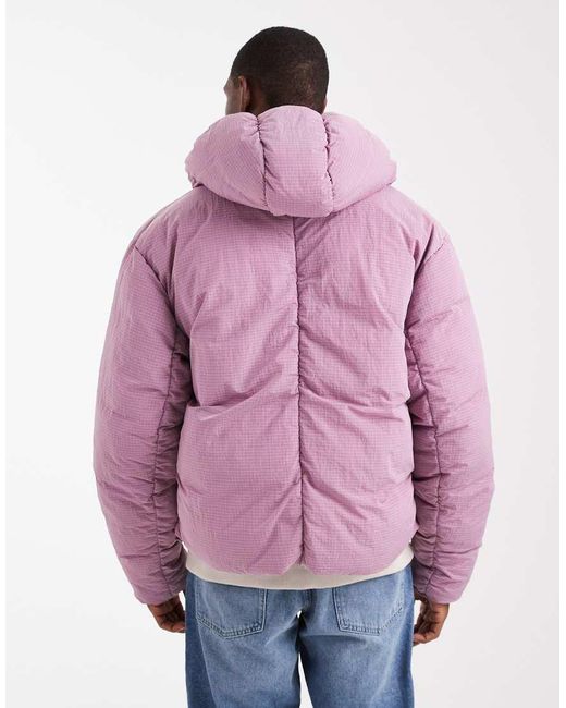 ASOS Pink Puffer Jacket for men
