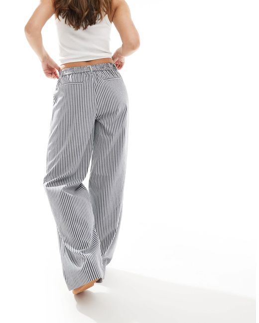 Object White – elegante, gestreifte hose