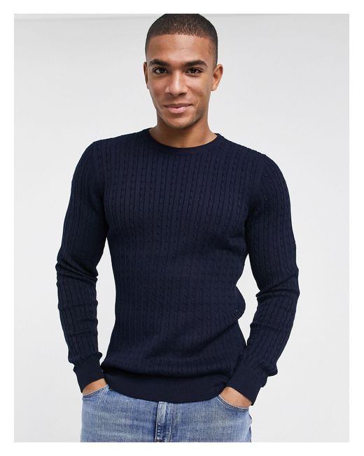 Jack and jones cable knit jumper Clearance