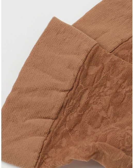 Calzedonia Natural Lace Knee-High Socks