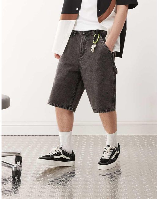 Vans Natural Drill Chore Loose Fit Denim Shorts for men