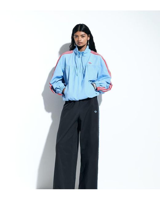 adidas Originals x ASOS Blue Wide Leg Track Pants