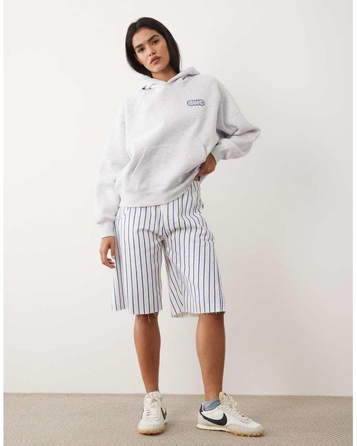 Cotton On White Wellness Club Graphic Hoodie