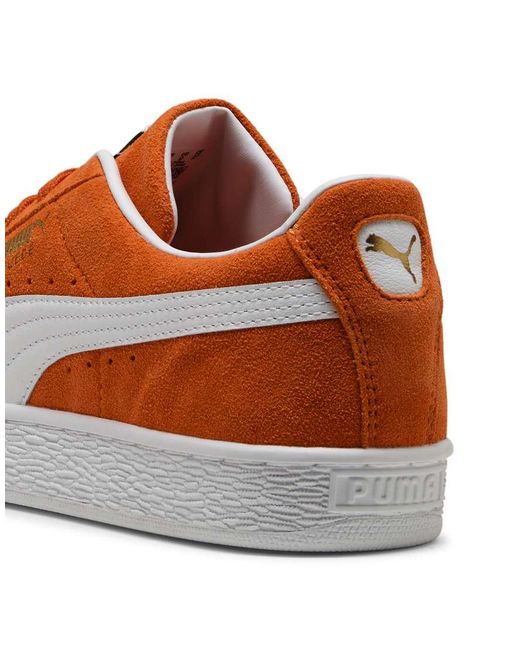 PUMA Brown Suede Classic Sneakers