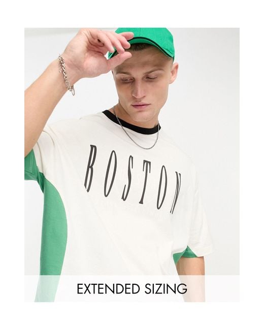 ASOS Oversized Tshirt in White for Men Lyst