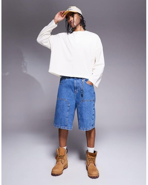 Jorts di ASOS in Blue da Uomo