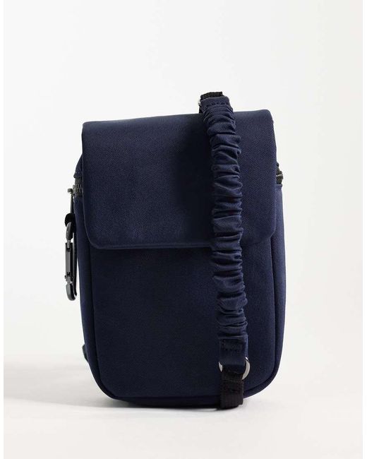 ASOS Blue Tech Crossbody Bag for men