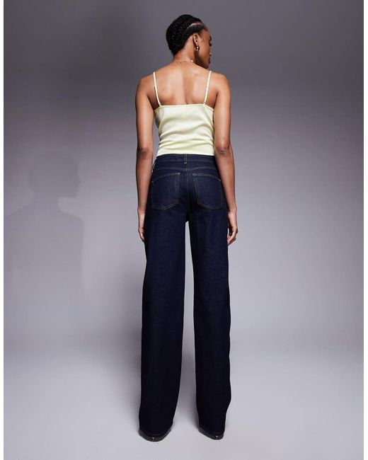 ASOS Blue Asos Design Tall Comfort Stretch Straight Leg Jean