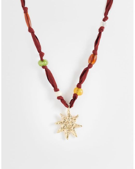 Mango White Summer Necklace