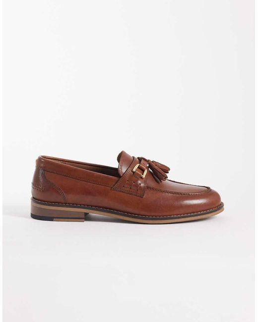 ASOS Brown Tassel Loafers for men