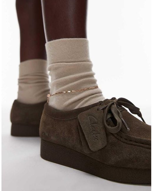 Clarks Black Wallabee Evo Shoes