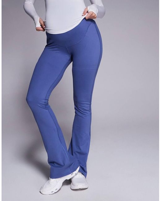 4505 Blue Maternity Icon High Waist Slim Kick Yoga legging
