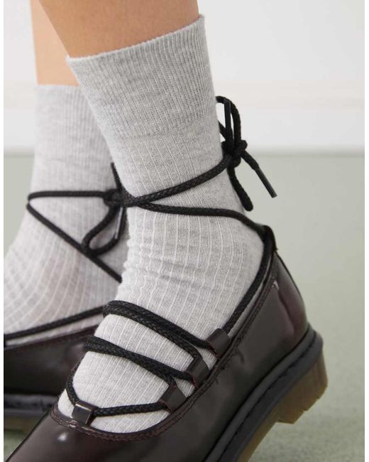 Dr. Martens Green Elphie Lace Up Shoe