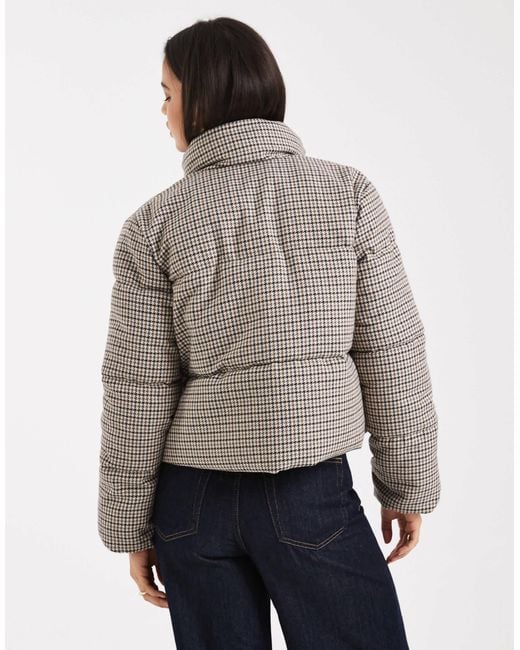 Vero Moda Gray Short Puffer Jacket