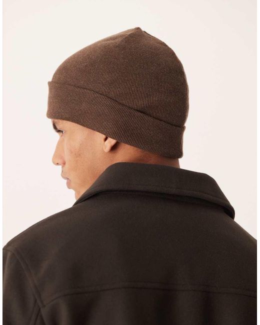 Polo Ralph Lauren Brown Icon Logo Cotton Knit Beanie for men