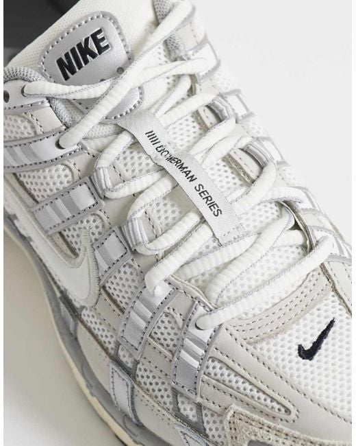 Nike White P-6000 Trainers for men