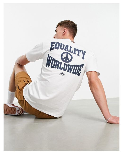 Vans Baumwolle – t-shirt mit "equality"-rückenprint in Weiß für Herren |  Lyst AT