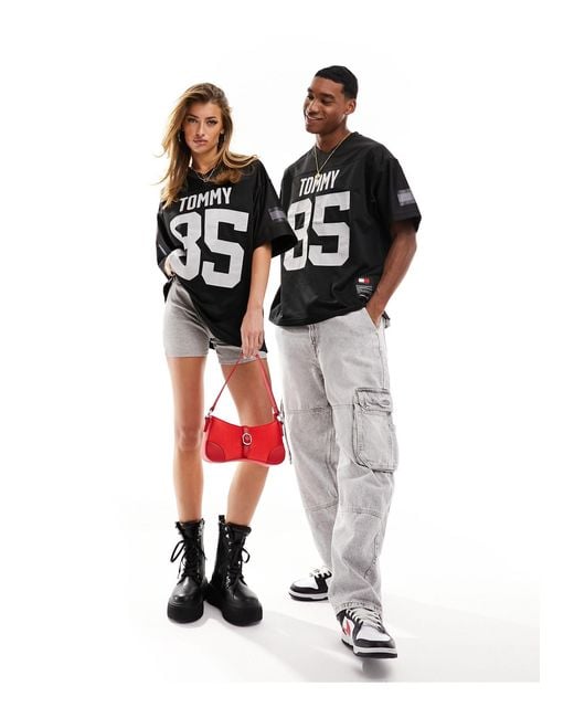 Tommy Hilfiger Black – remastered – unisex-trikot aus jersey