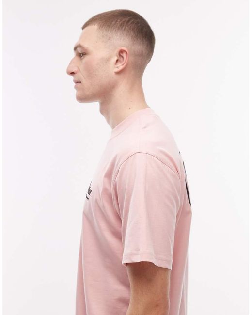 Dickies Pink Lewistown Backprint T-shirt for men