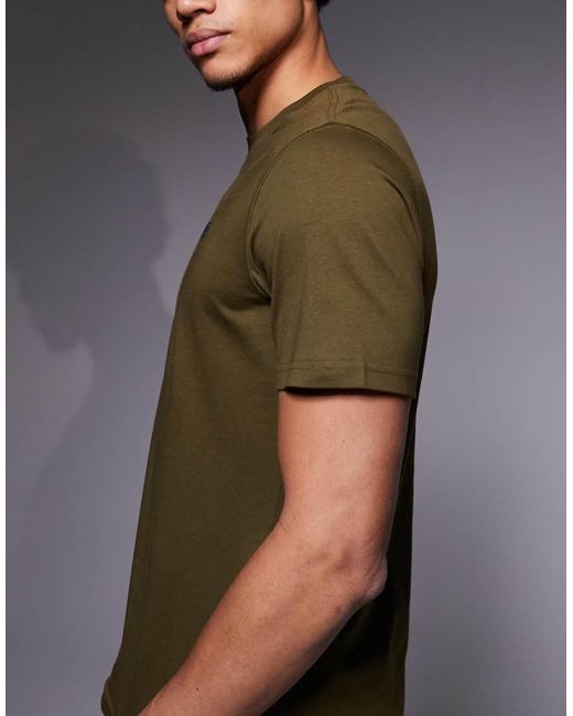 Barbour Green Small Logo T-shirt for men
