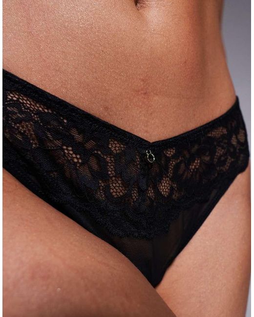 Ann Summers Black Sexy Lace Thong