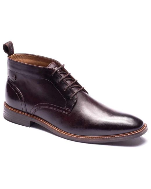 Base London Purple Belgrave Chukka Boot for men