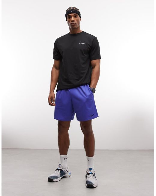 Nike Blue Dri-fit Flex 7 Inch Shorts for men