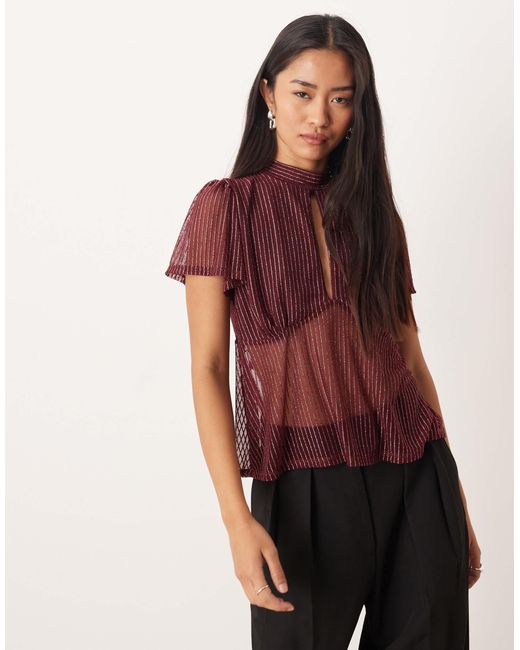 ASOS Red – luftiges netzstoff-oberteil