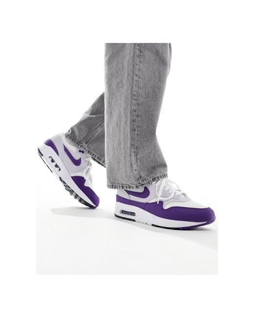 Air max 1 se - sneakers bianche e viola di Nike in Gray da Uomo